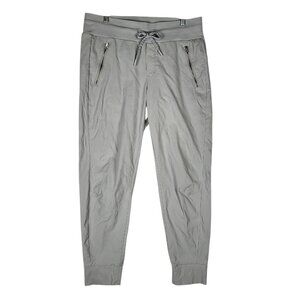 Athleta Jogger Pants Women's Size 10 Trekkie North High Rise Jogger Light Gray